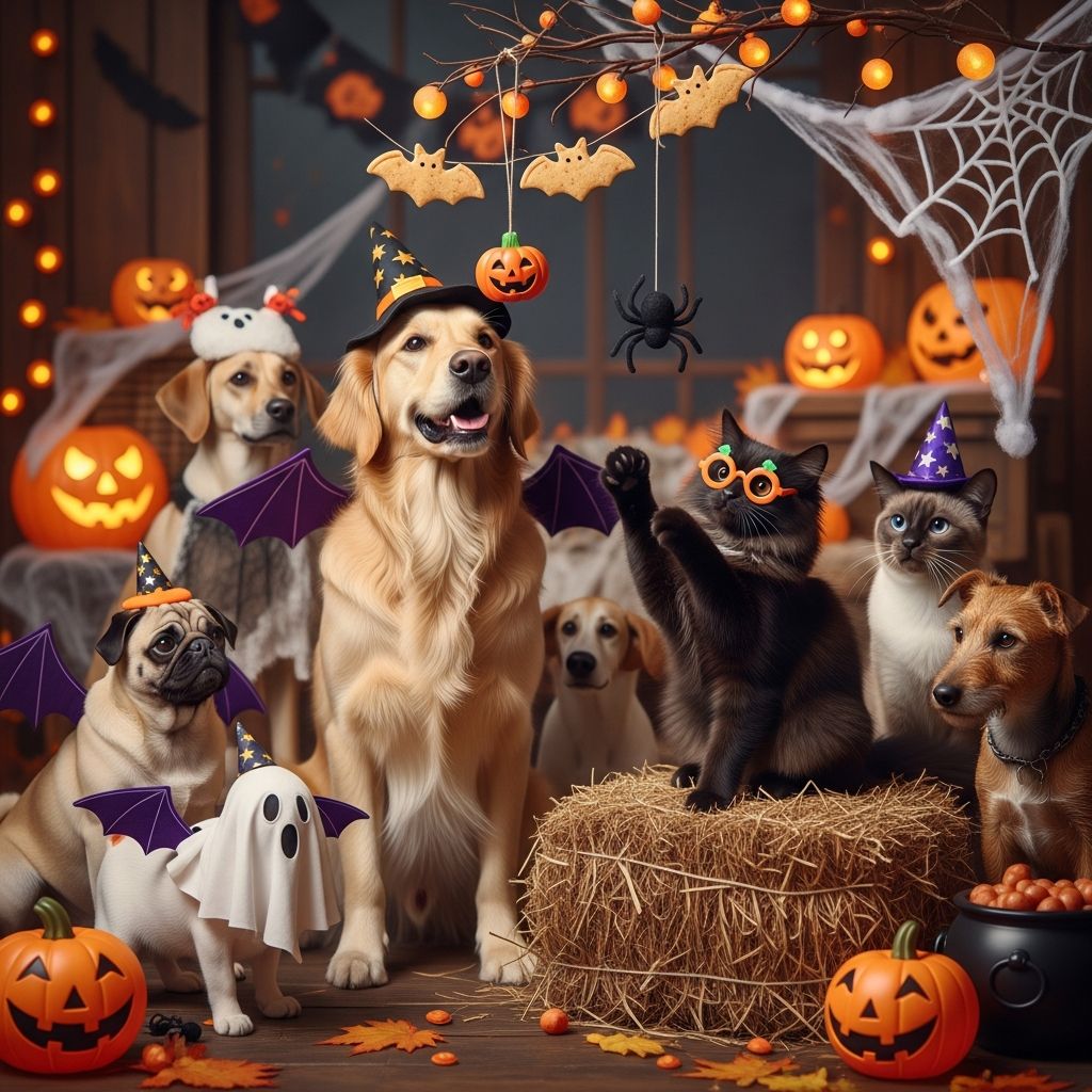 8 Spooky Halloween Party Games for Dogs and Cats Transform your pet party with 8 fun and spooky Halloween games for dogs and cats.
