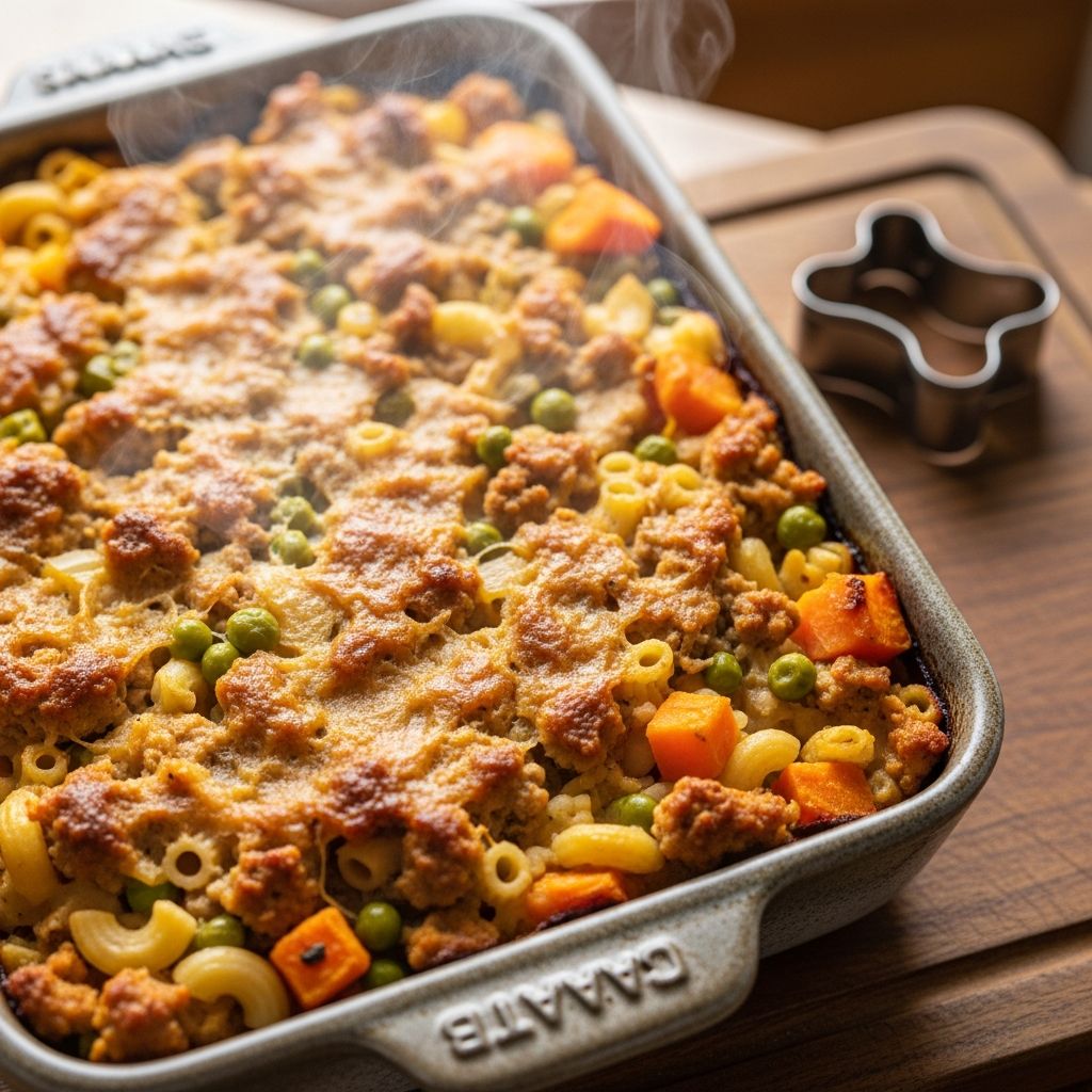 Hamburger Baked Casserole for Dogs: A Hearty Homemade Treat Learn how to prepare a nutritious and delicious homemade hamburger casserole your dog will love.