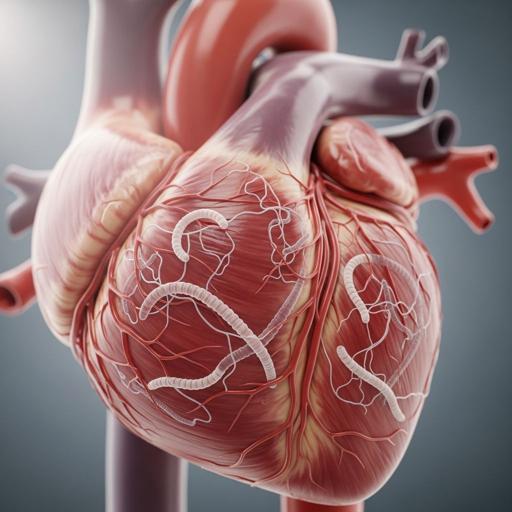 Complete guide to understanding heartworm disease in dogs: prevention strategies, warning signs, and effective treatment options.
