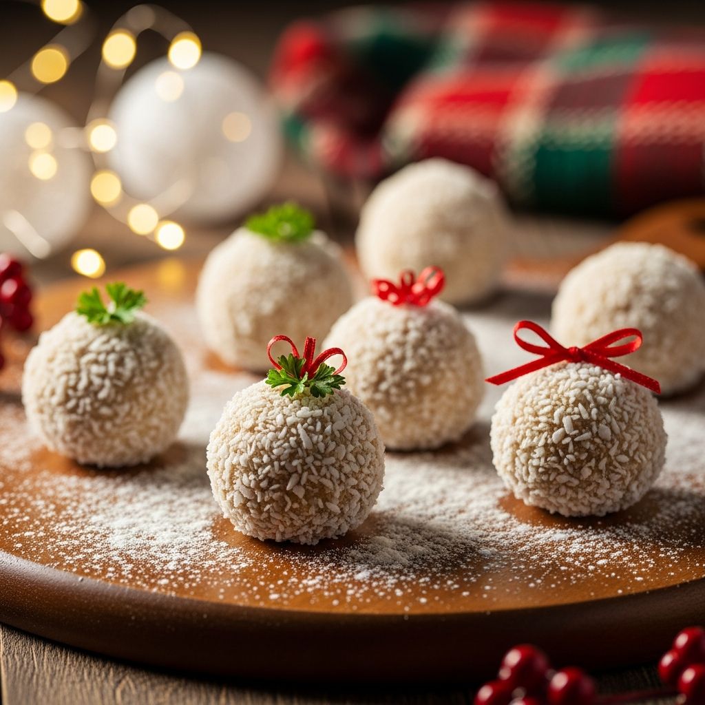 Create festive, dog-friendly snowball treats with simple ingredients your pup will love.