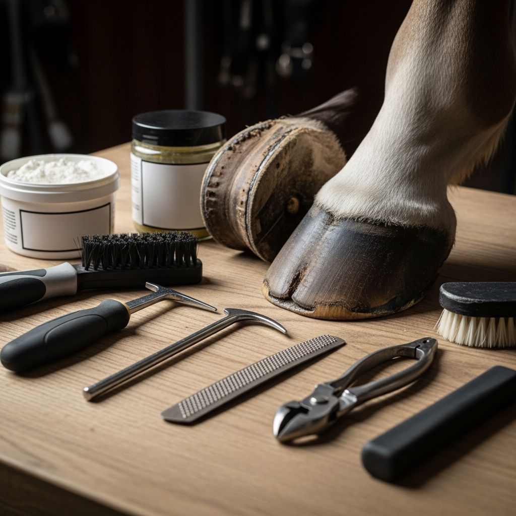 Horse Hoof Care: Essential Products for Every Owner Complete guide to horse hoof care products for routine maintenance and first aid.