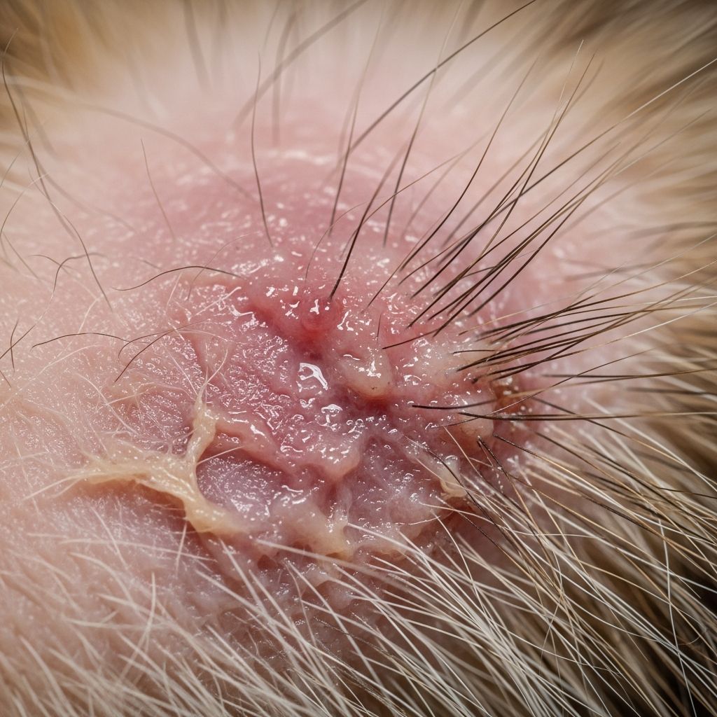 Complete guide to identifying, treating, and preventing hot spots in cats.