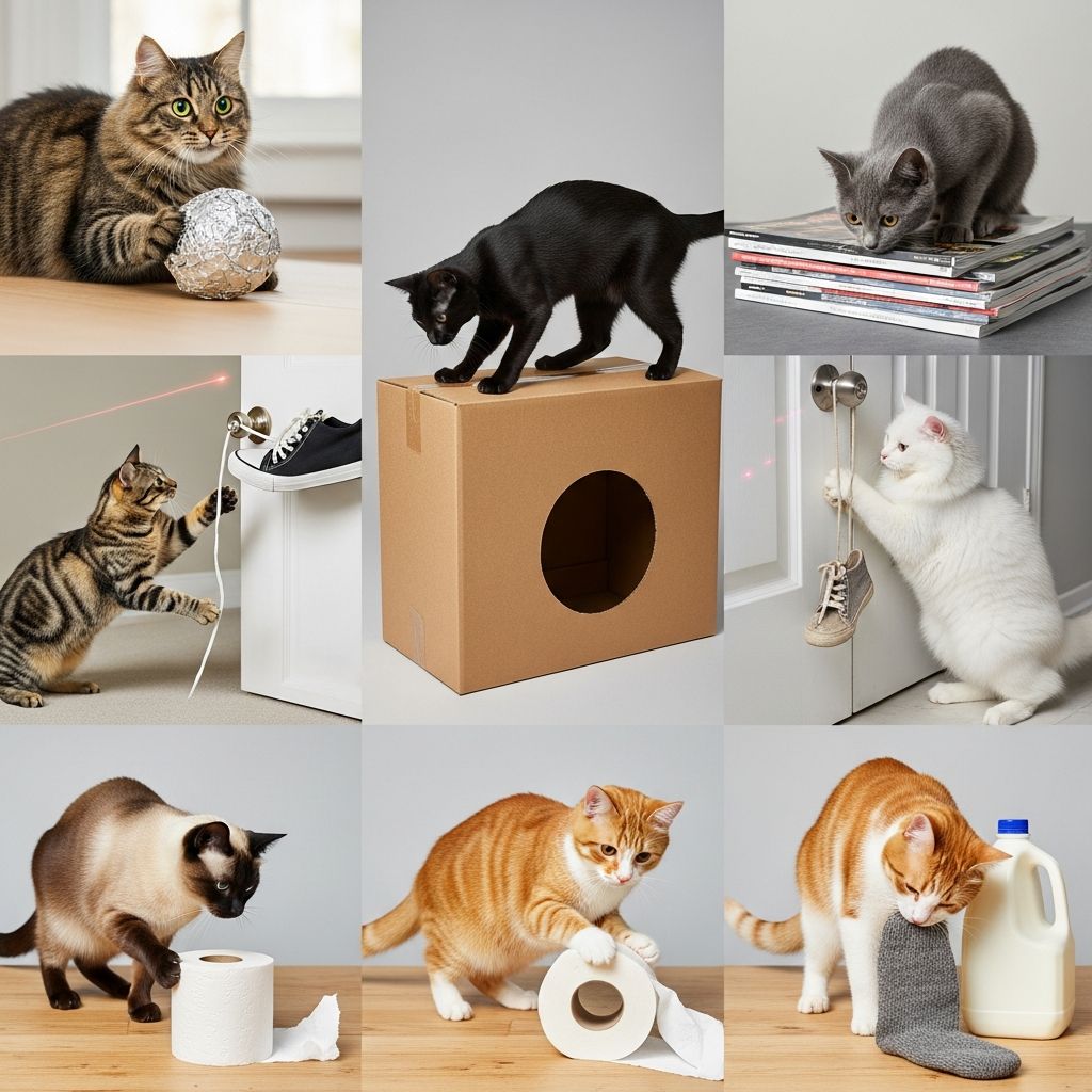 8 Household Items That Double as Cat Toys Transform everyday household items into engaging DIY cat toys your feline friend will love.