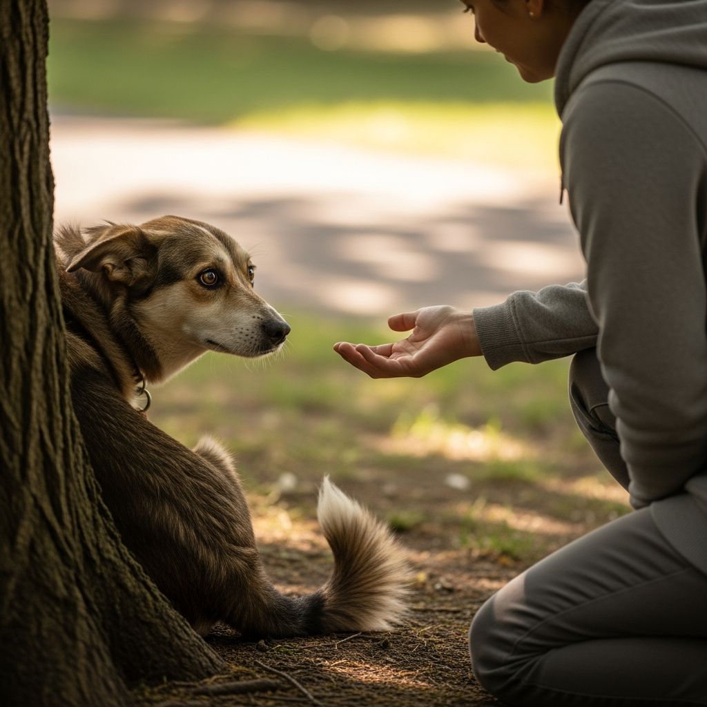 How to Approach a Shy, Nervous, or Scared Dog Learn safe techniques to approach fearful dogs with confidence and compassion.