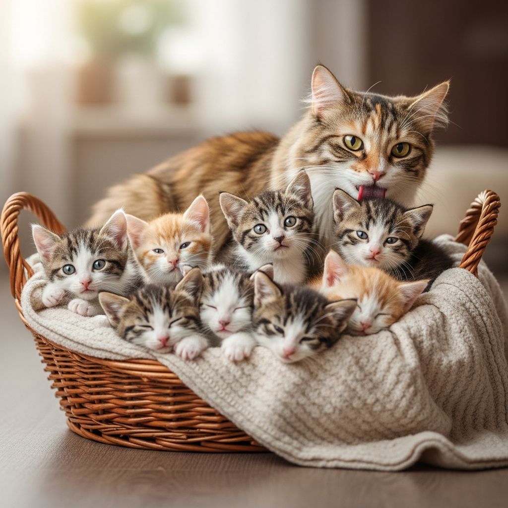 How Many Kittens Are in a Litter? Cat Pregnancy Guide Learn about average kitten litter sizes and factors that influence how many kittens your cat will have.