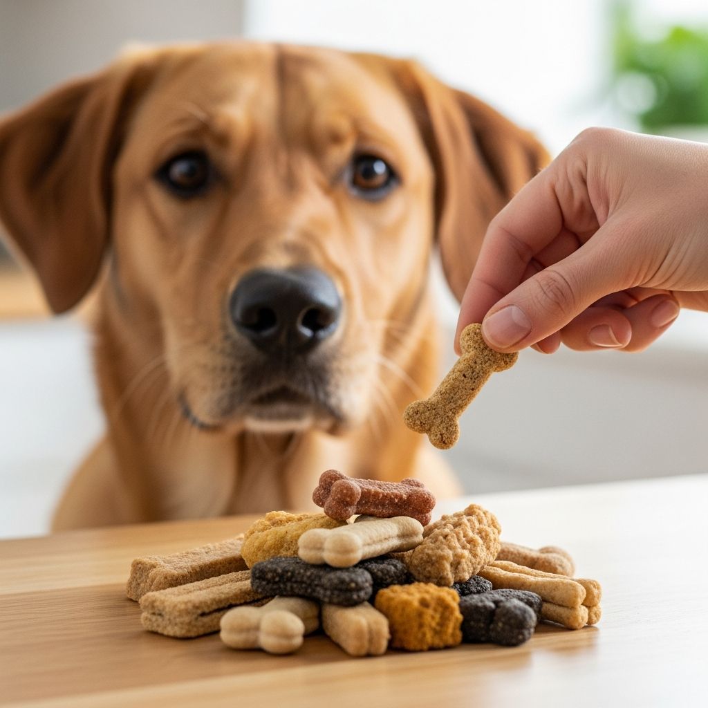 Learn proper dog treat portions to maintain balanced nutrition and healthy weight.