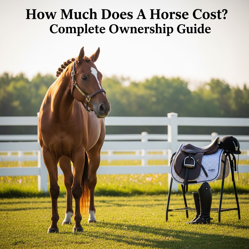 How Much Does a Horse Cost? Complete Ownership Guide Discover the true cost of horse ownership from purchase to ongoing care expenses.