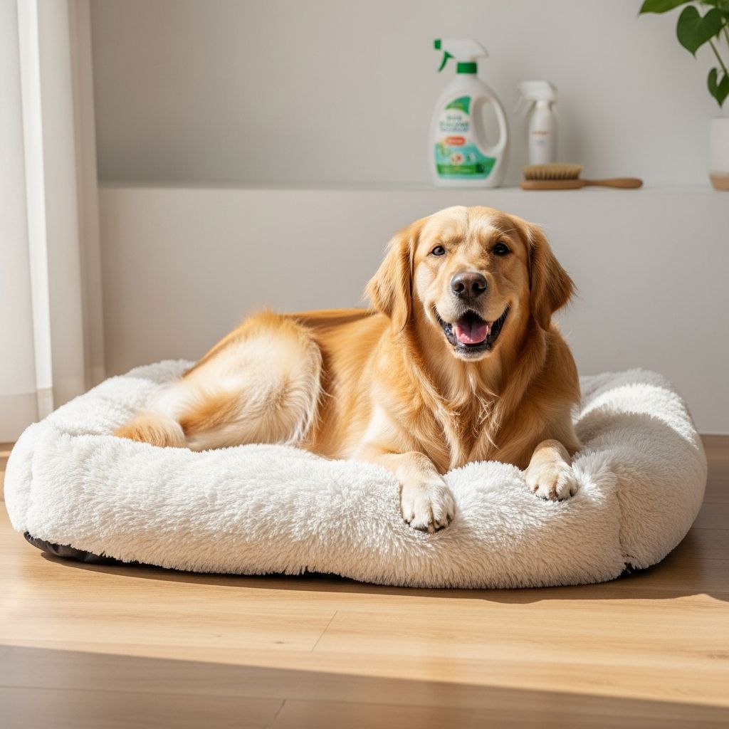 Master the art of cleaning dog beds with our comprehensive step-by-step guide for pet owners.