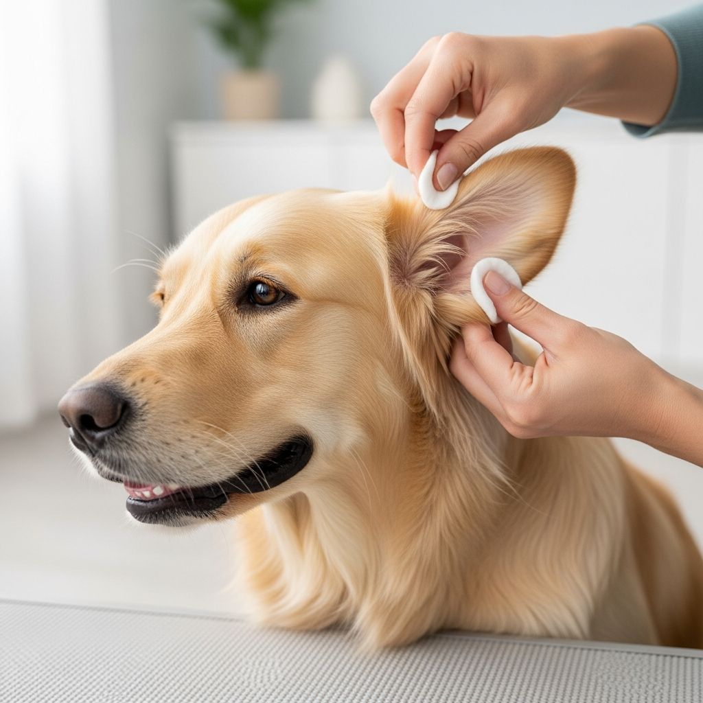 Master the art of dog ear cleaning with our comprehensive vet-approved step-by-step guide for healthy ears.