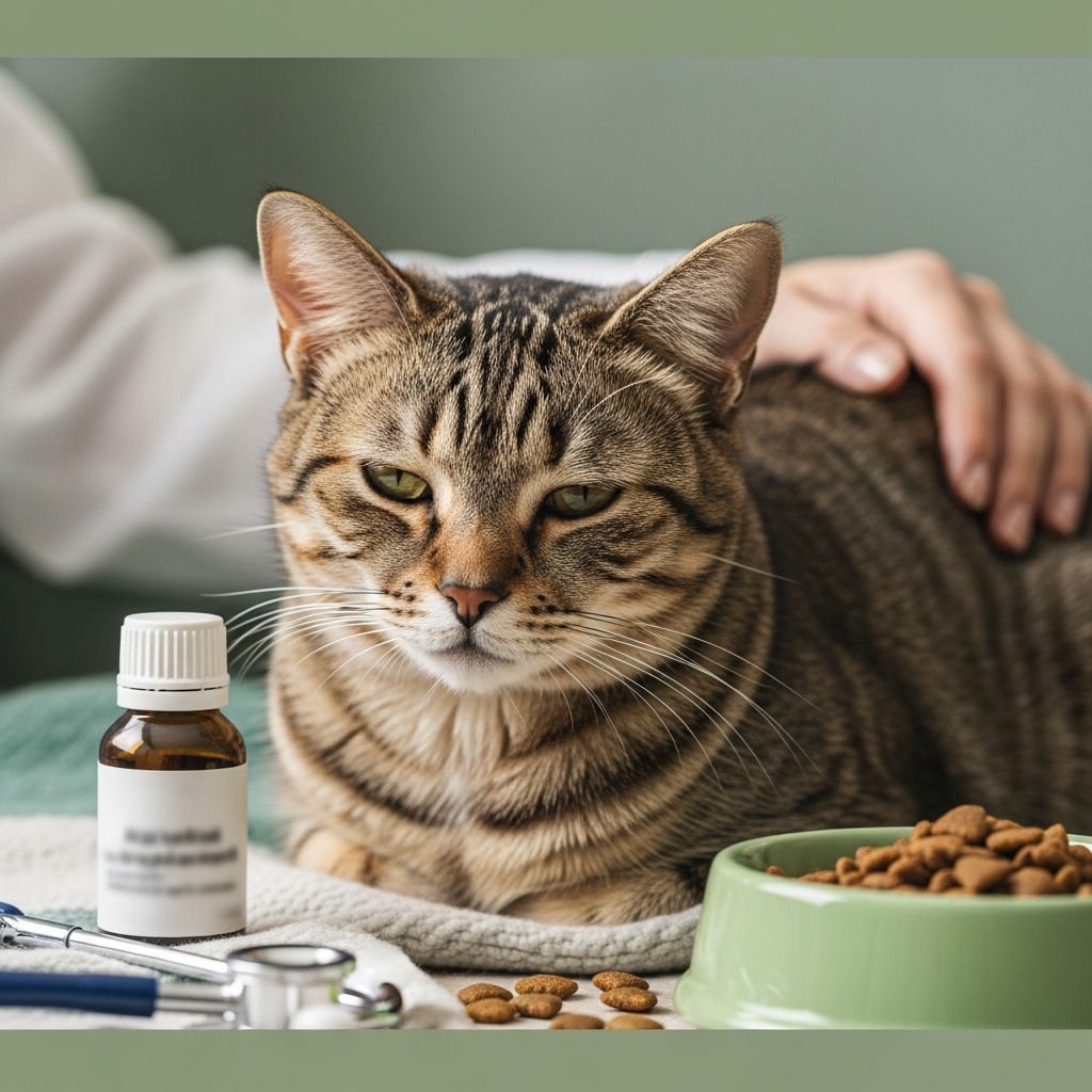 Complete guide to treating feline constipation: causes, home remedies, and when to see your vet.