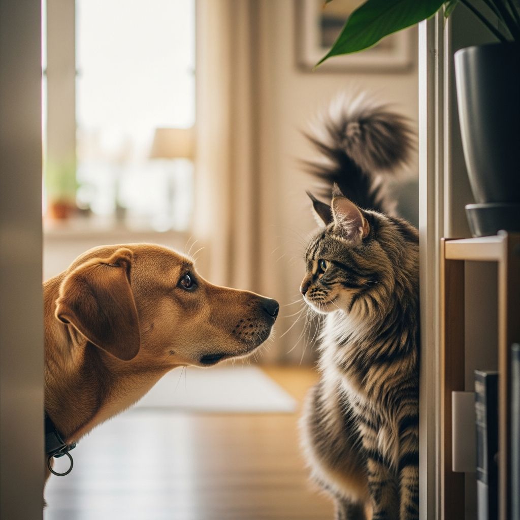 How to Introduce Cats to Dogs: A Step-by-Step Guide Master the art of introducing cats and dogs with expert tips, body language cues, and proven methods.