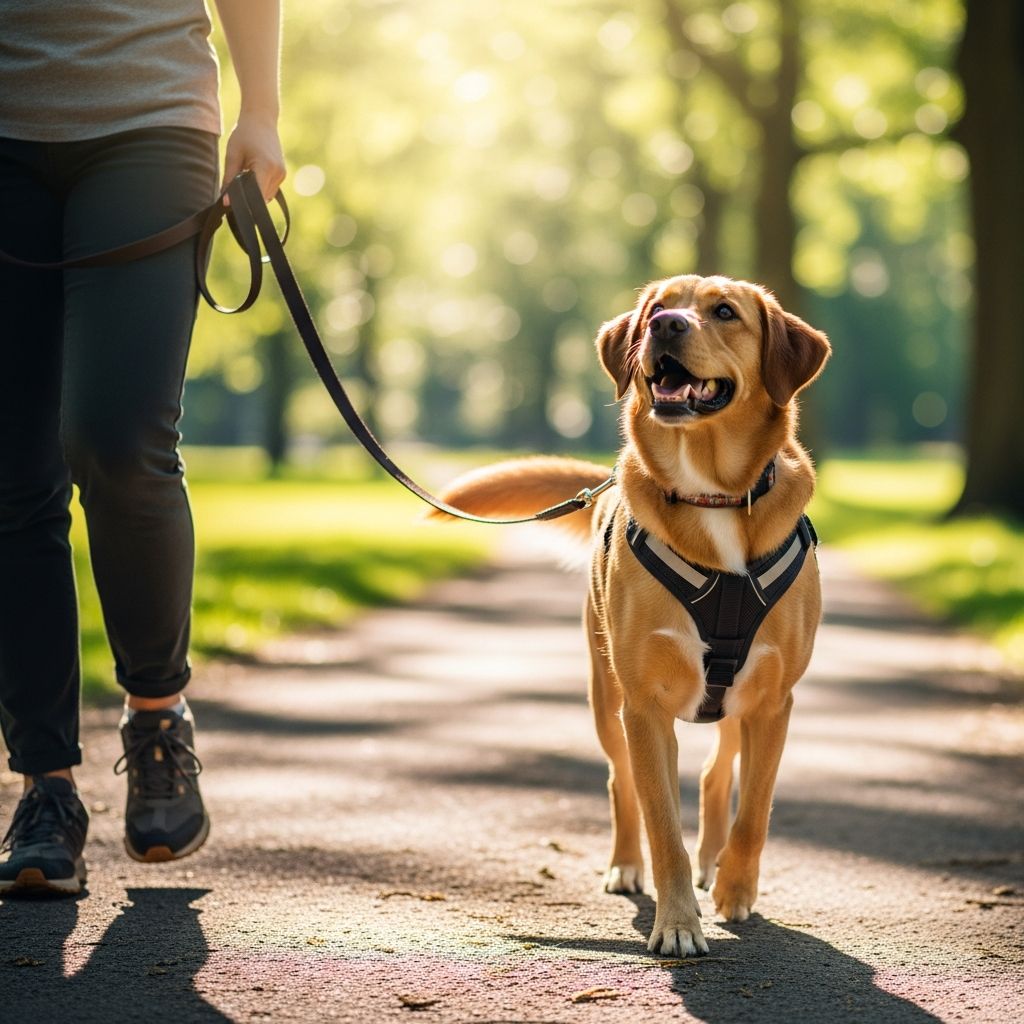 Master leash training with proven positive reinforcement techniques for dogs of all ages.