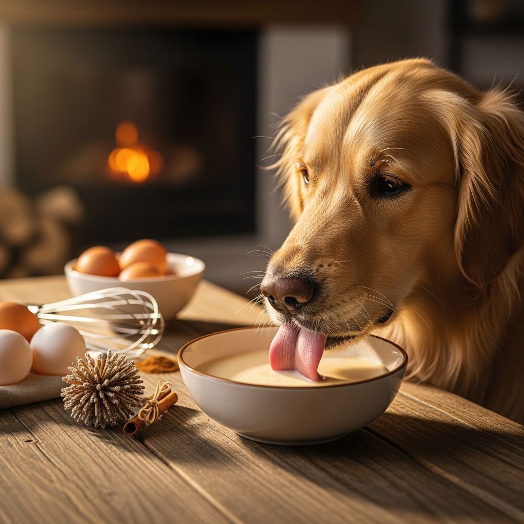Dog Eggnog Recipes: 4 Festive Variations For Your Pup Create a safe, delicious holiday eggnog treat for your dog with simple ingredients.