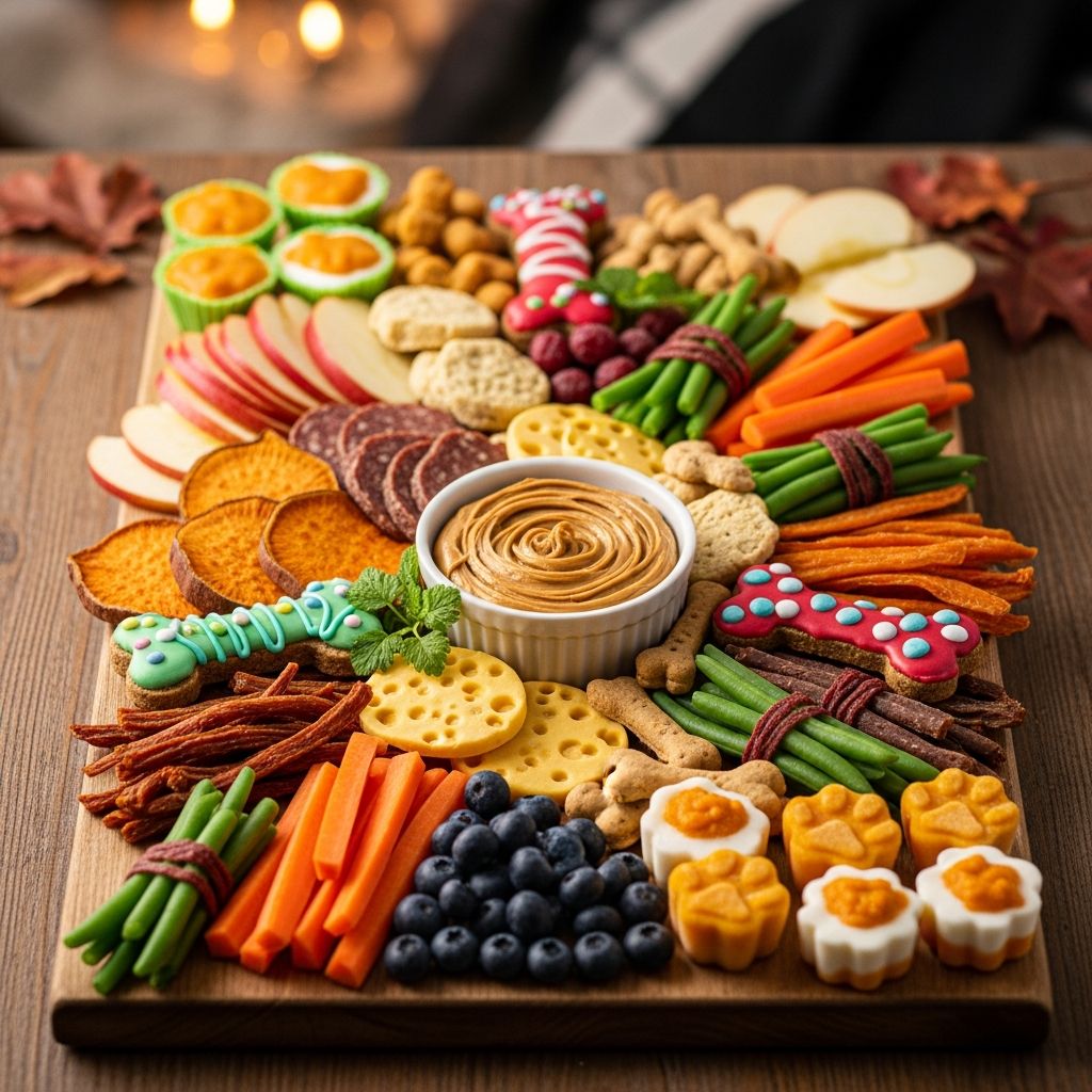 How to Make a Festive Barkuterie Board for Your Pup Create a delicious and safe charcuterie board for your dog with tips, recipes, and ingredient ideas.
