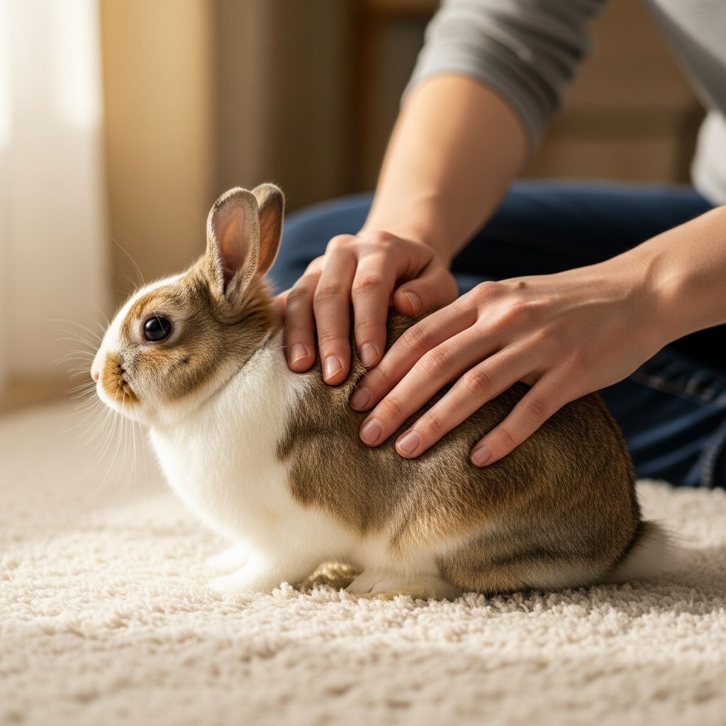 Learn proper rabbit petting techniques to build trust and strengthen your bond with your bunny.