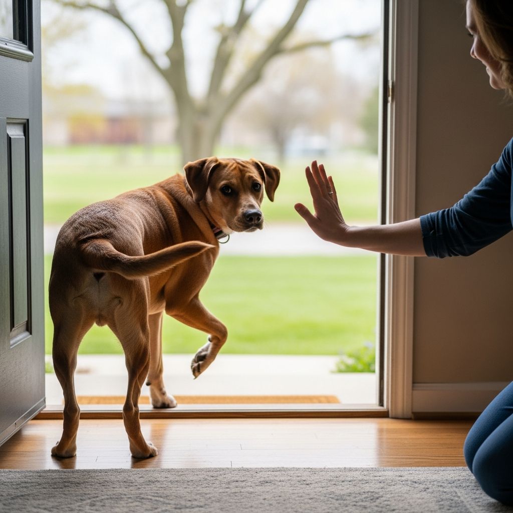 How to Stop Your Dog From Darting Out the Door Master door darting prevention with proven training techniques and safety strategies.