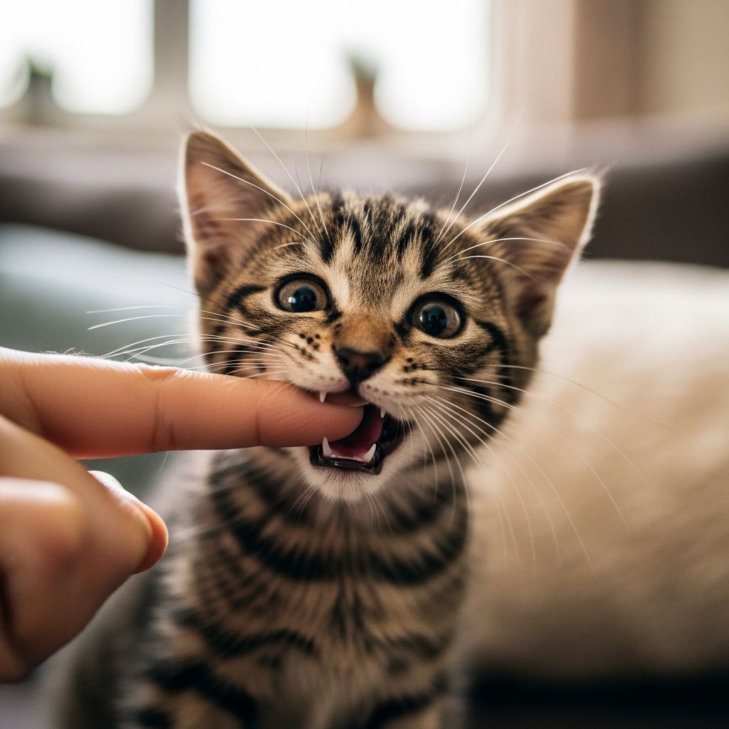 Learn why kittens bite and discover proven techniques to curb this behavior through positive reinforcement and proper socialization.
