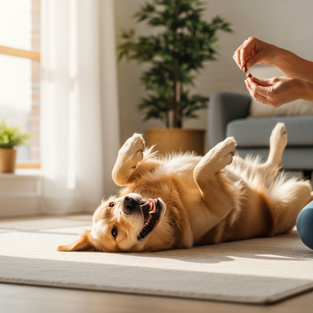 How to Teach Your Dog to Roll Over: Complete Training Guide Master the roll over trick: Step-by-step guide to teach your dog this fun and impressive behavior.