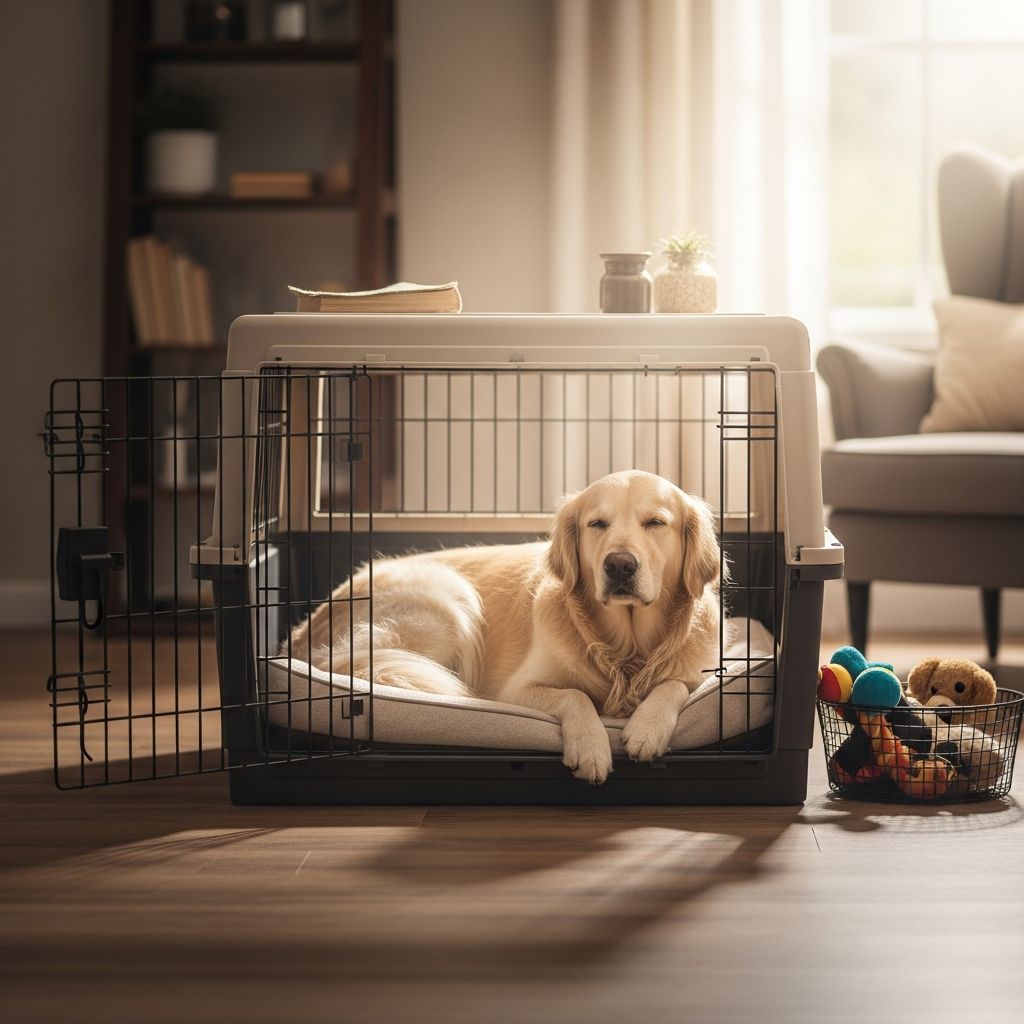 Master crate training techniques to help your dog feel relaxed and secure in their crate.