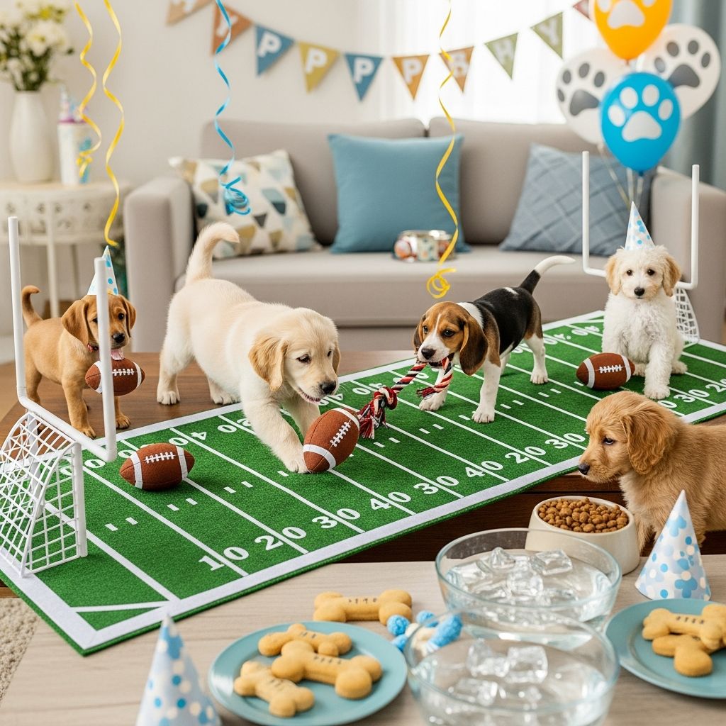 How to Throw the Ultimate Puppy Bowl Party Plan the perfect Puppy Bowl celebration with themes, decorations, games, and treats.
