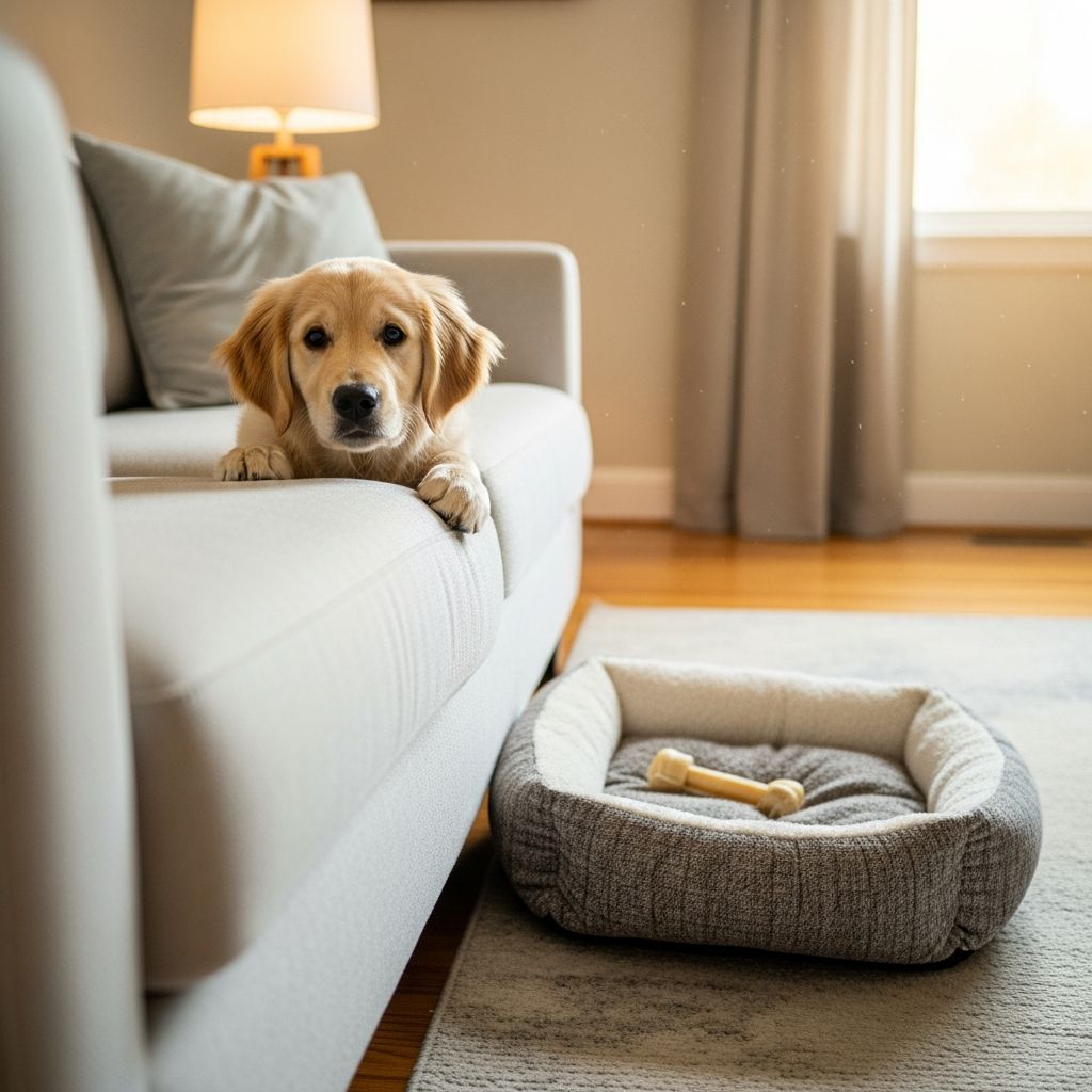 How To Train Dogs To Stay Off Furniture: Expert Tips That Work Master effective techniques to train your dog to stay off furniture using positive reinforcement.