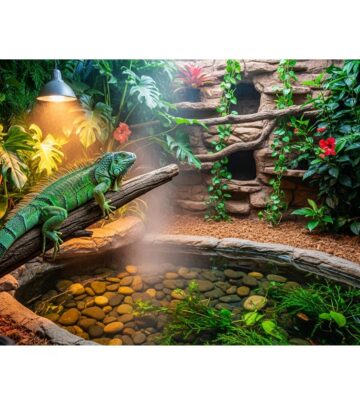 Learn essential iguana housing setup, cage requirements, heating, and environmental needs for healthy reptile pets.