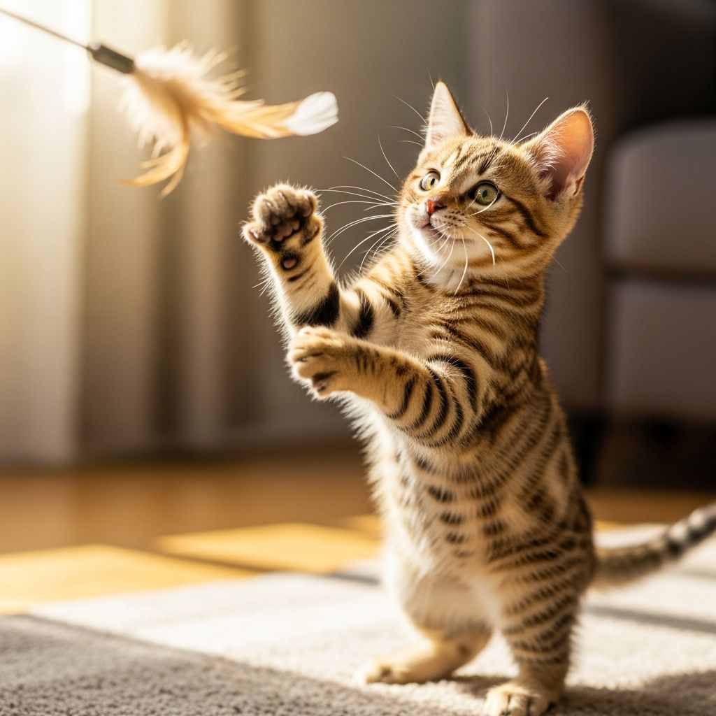 Unlock your kitten's potential through play and movement for lifelong health.