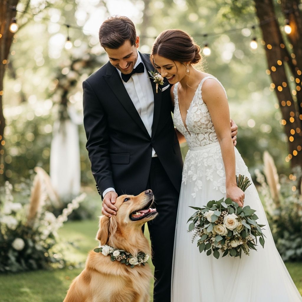 Include Your Pet in Your Wedding: 7 Creative Ways Make your furry friend part of your special day with these creative pet wedding ideas.
