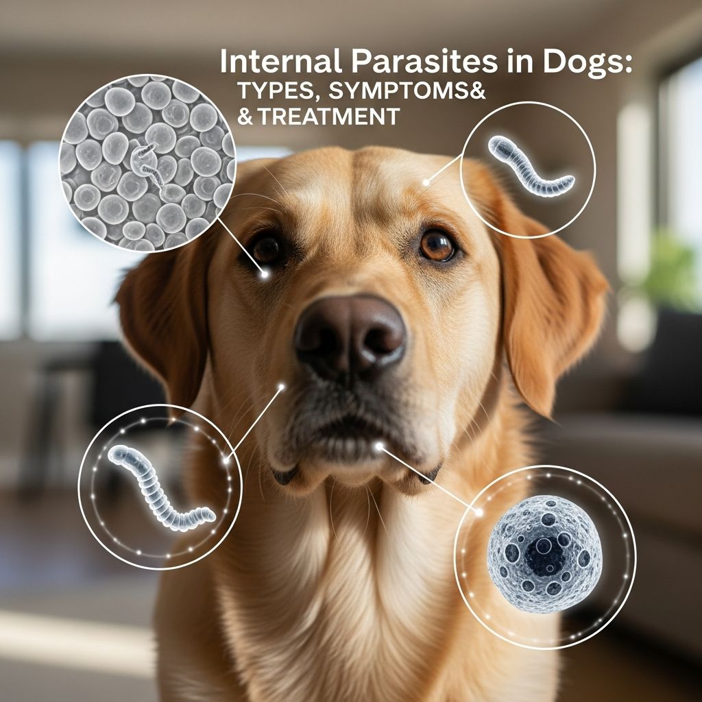 Internal Parasites in Dogs: Types, Symptoms & Treatment Complete guide to identifying, preventing, and treating internal parasites in dogs.