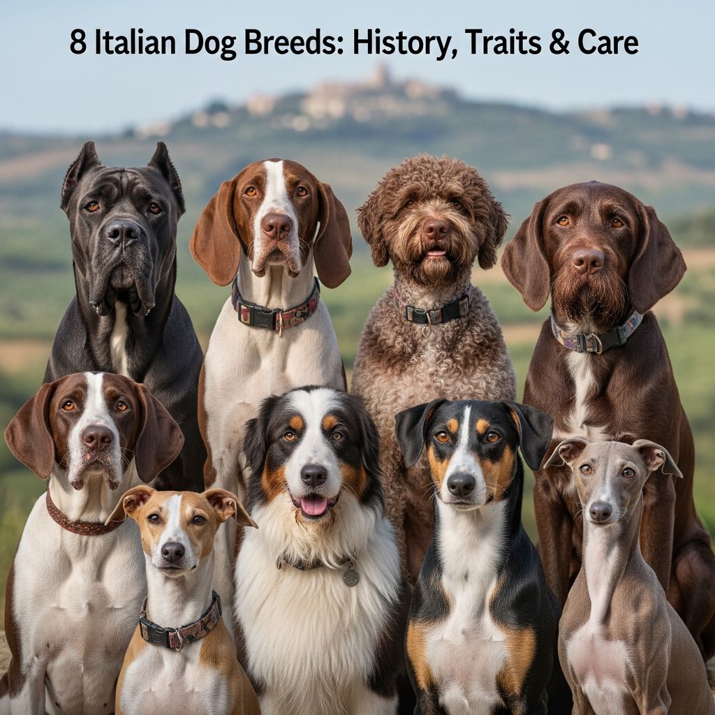 8 Italian Dog Breeds: History, Traits & Care Discover eight remarkable Italian dog breeds, from hunting dogs to charming companions.