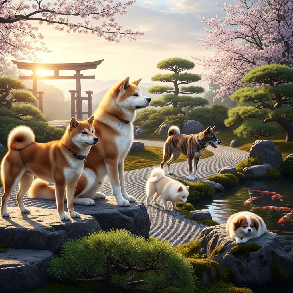 Discover the unique charm and loyalty of Japanese dog breeds from the ancient Shiba Inu to the noble Akita.