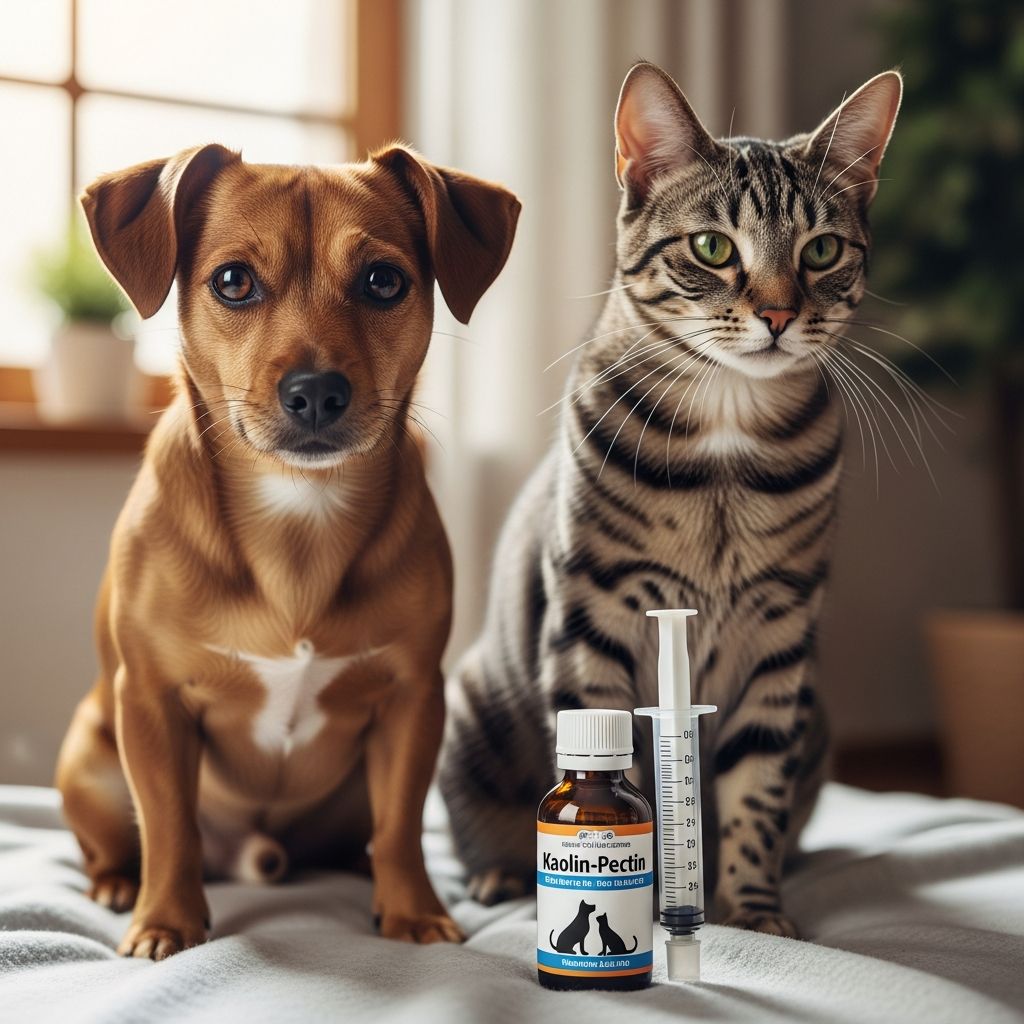 Complete guide to kaolin-pectin for treating diarrhea and stomach upset in pets.