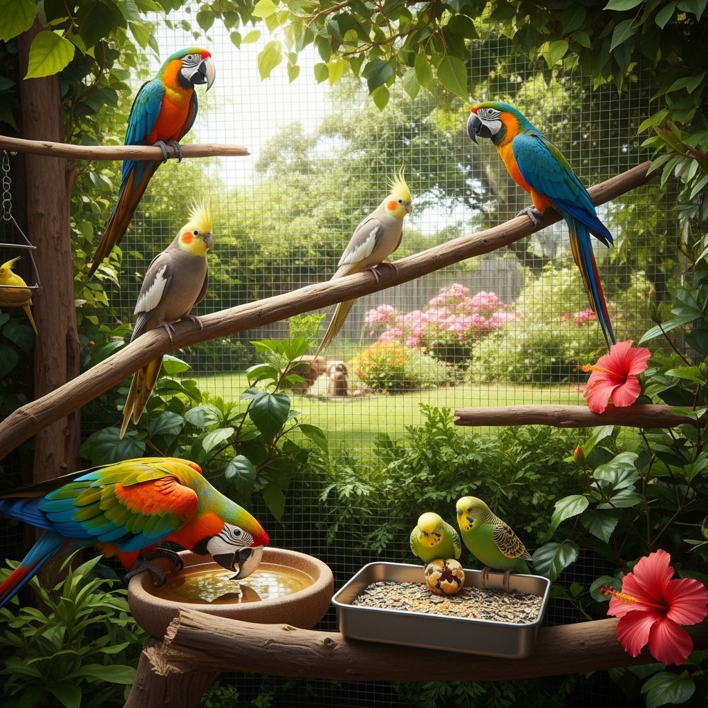 Keep Pet Birds Outdoors Safely: Secure Aviary Setup Guide Learn how to create safe outdoor spaces for pet birds with proper enclosures and precautions.