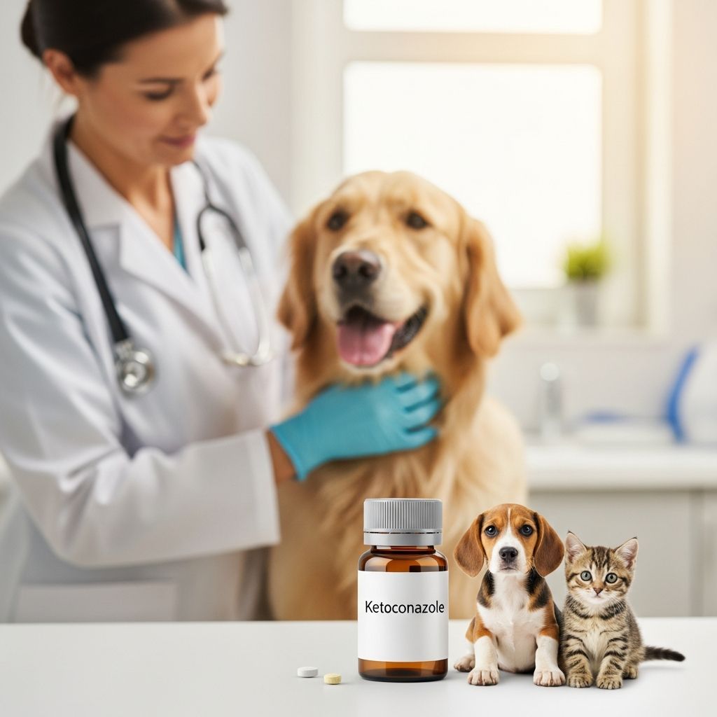 Ketoconazole for Pets: Uses, Dosage, Side Effects & Safety Complete guide to ketoconazole for pets: antifungal treatment, dosing, side effects, and monitoring.