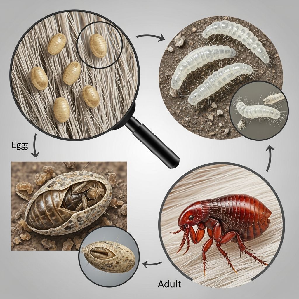 Learn the four stages of flea development and how to break their lifecycle effectively.