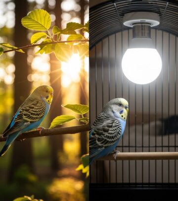 Complete guide to bird lighting: natural sunlight benefits and full-spectrum bulb alternatives for pet bird health.