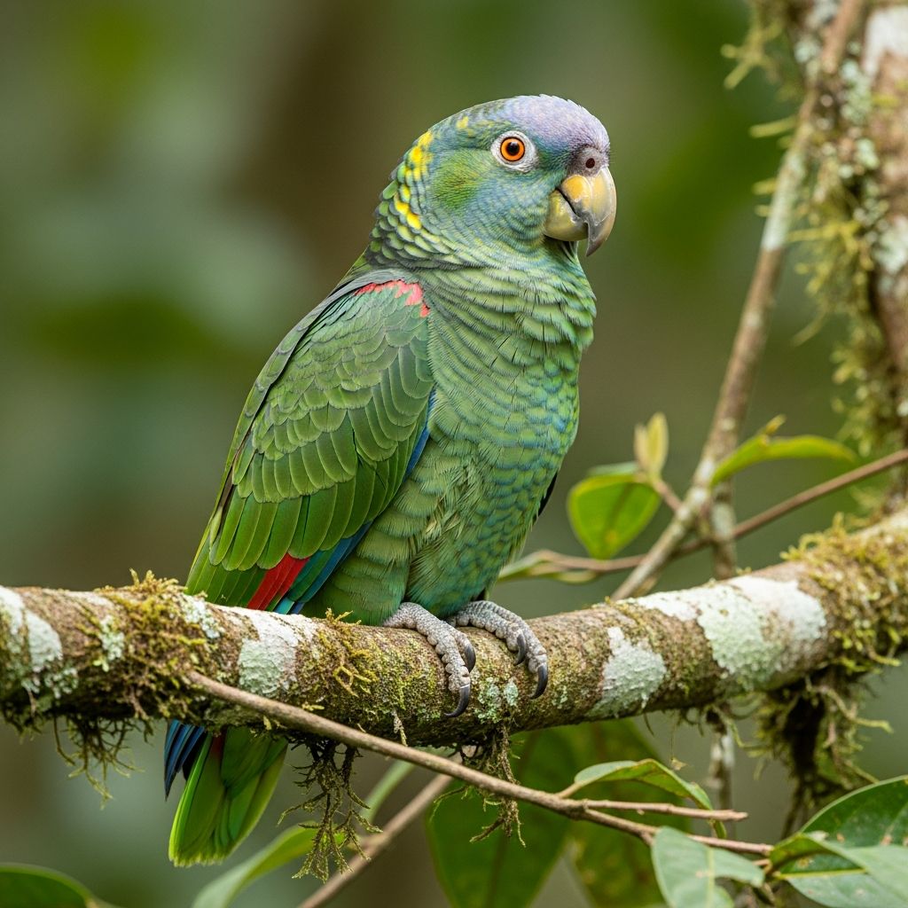 Lilac-Crowned Amazon: Care, Personality & Behavior Complete guide to lilac-crowned Amazon parrots: personality, diet, habitat needs, and care requirements.