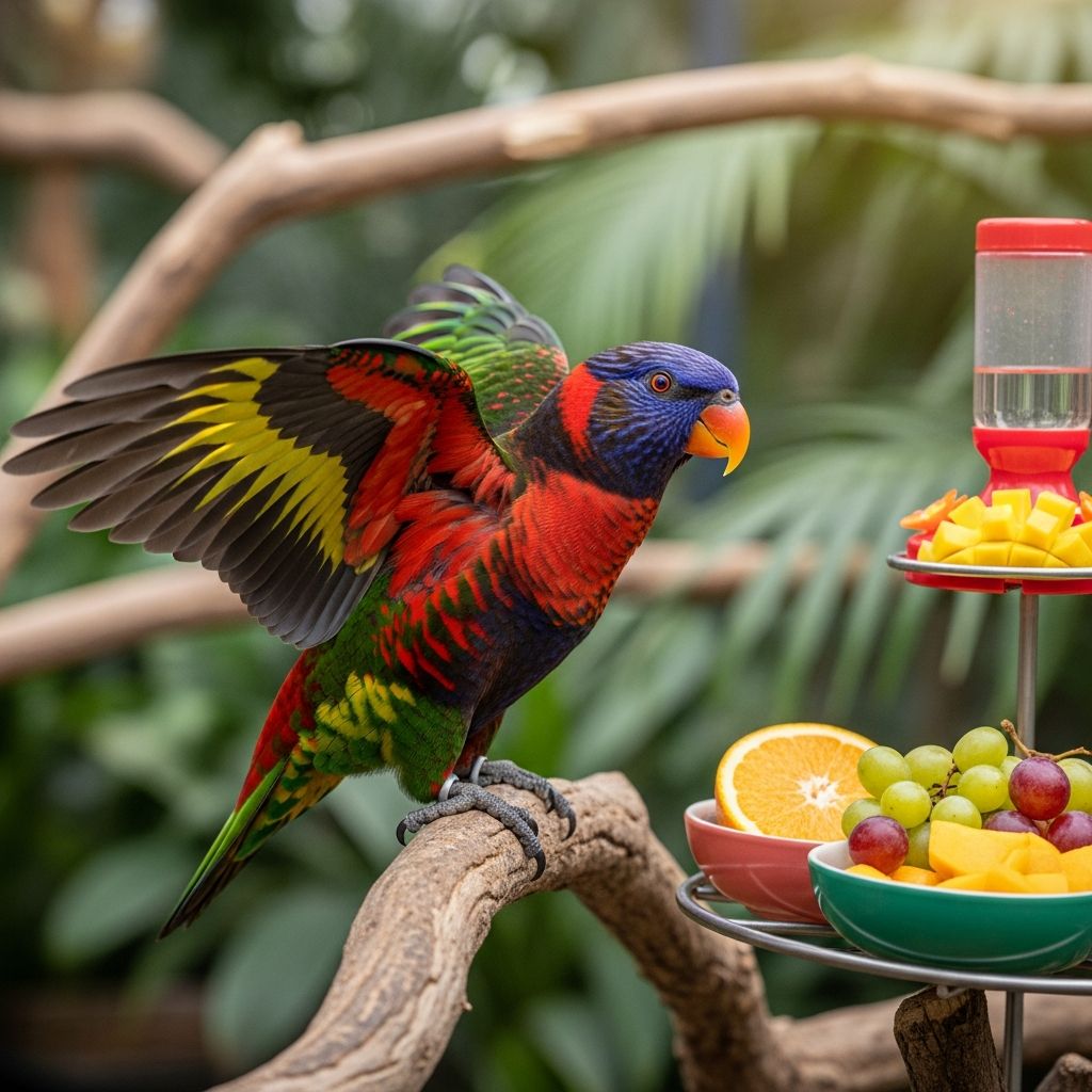 Lory Personality, Food & Care – Pet Birds Guide Complete guide to lory bird care, personality traits, diet, and behavior for pet owners.