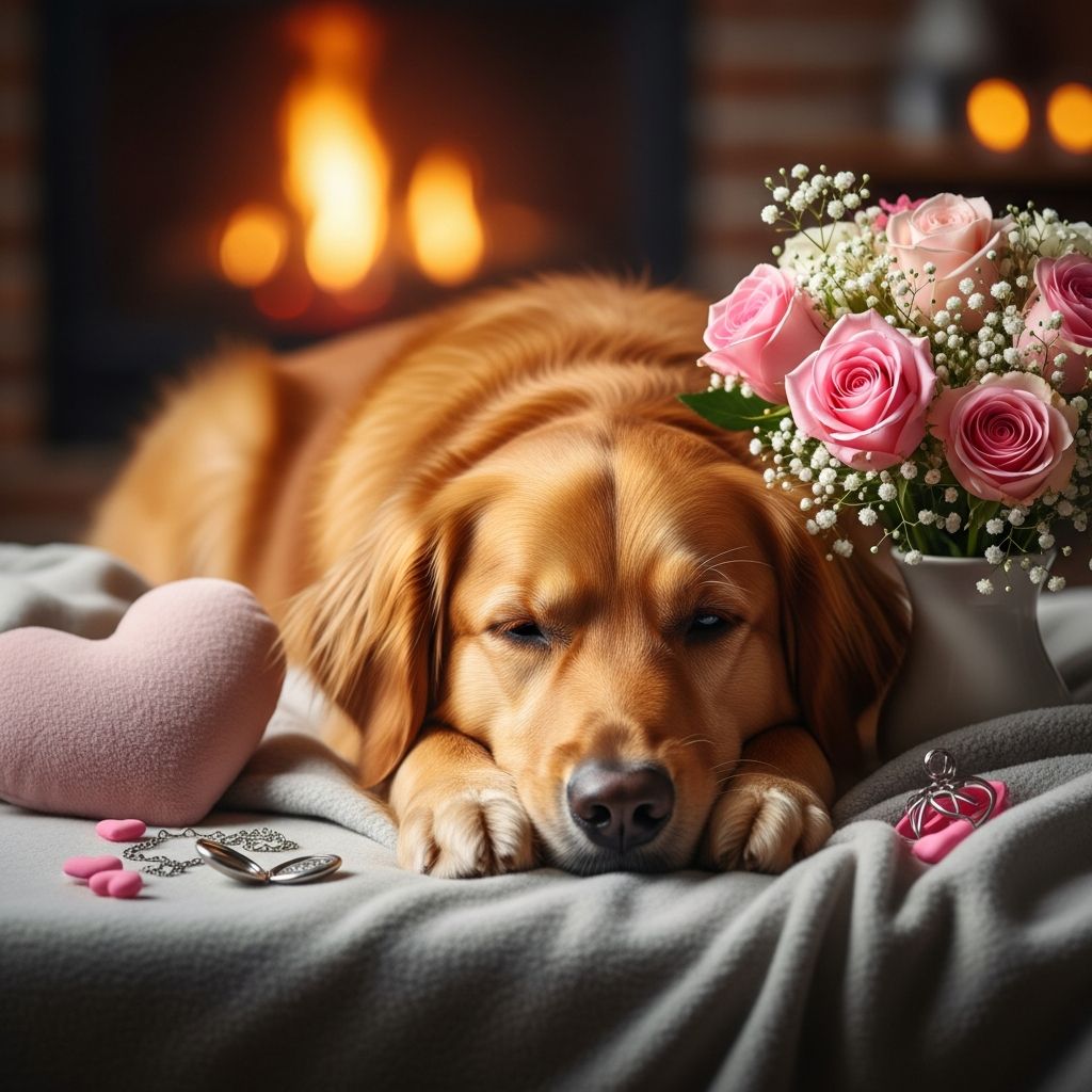 Discover heartwarming, love-inspired dog names perfect for your beloved furry companion.