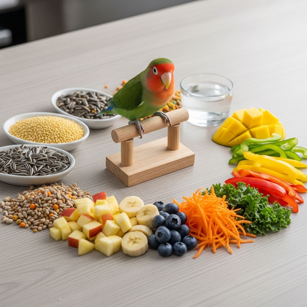 Lovebird Nutrition: 6 Essential Nutrients For Vibrant Health Complete nutritional guide for lovebirds: diet requirements, food options, and feeding best practices.