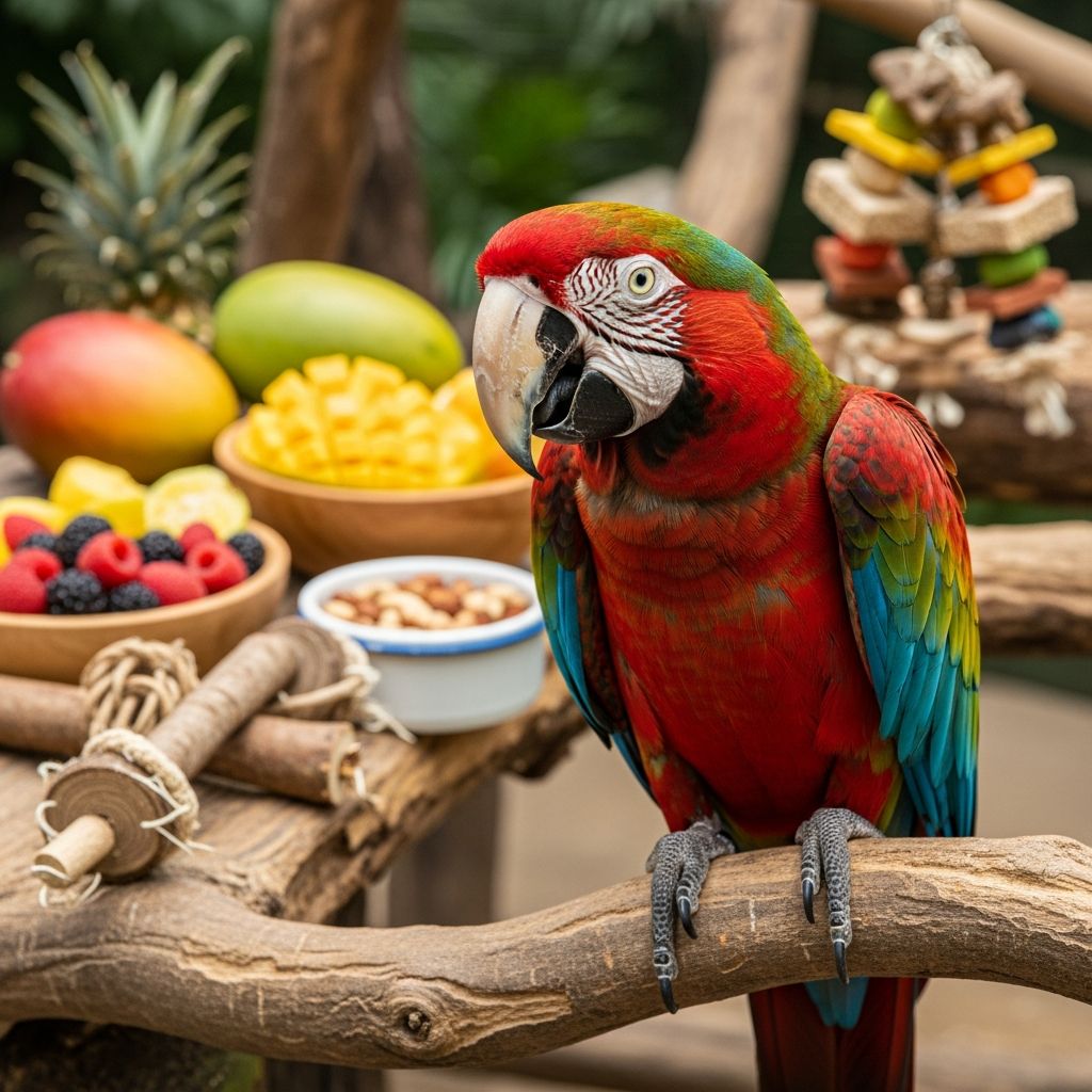 Macaw Personality, Food & Care: Complete Pet Bird Guide Learn about macaw species, care requirements, diet, and personality traits for pet owners.