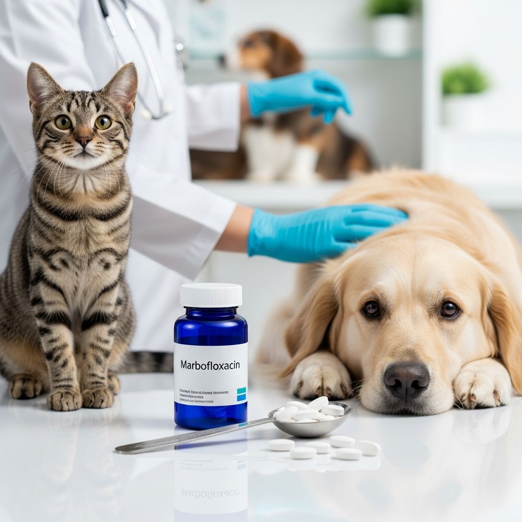 Marbofloxacin for Dogs and Cats: Uses, Dosage & Side Effects Complete guide to marbofloxacin antibiotic for pets: dosing, uses, side effects, and safety information.