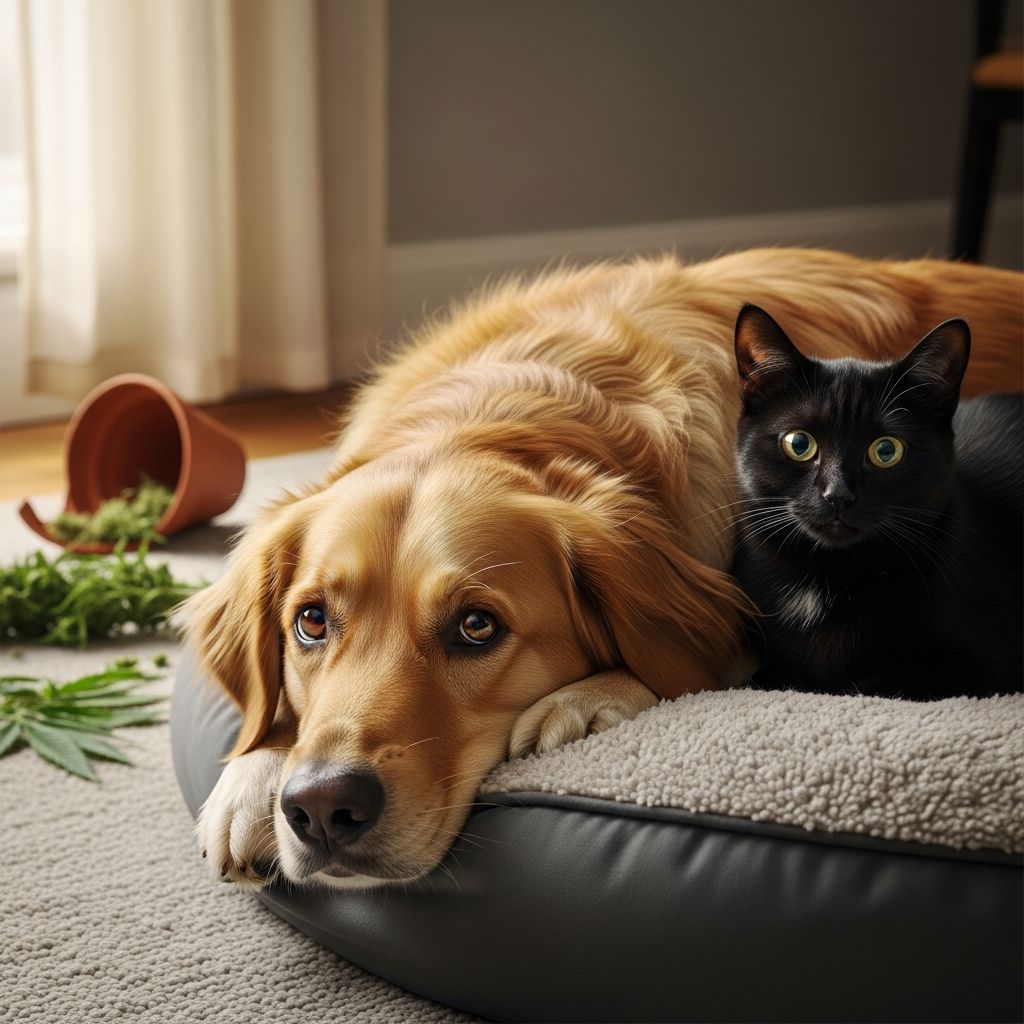 Understanding cannabis toxicity in pets: symptoms, treatment, and prevention guide.