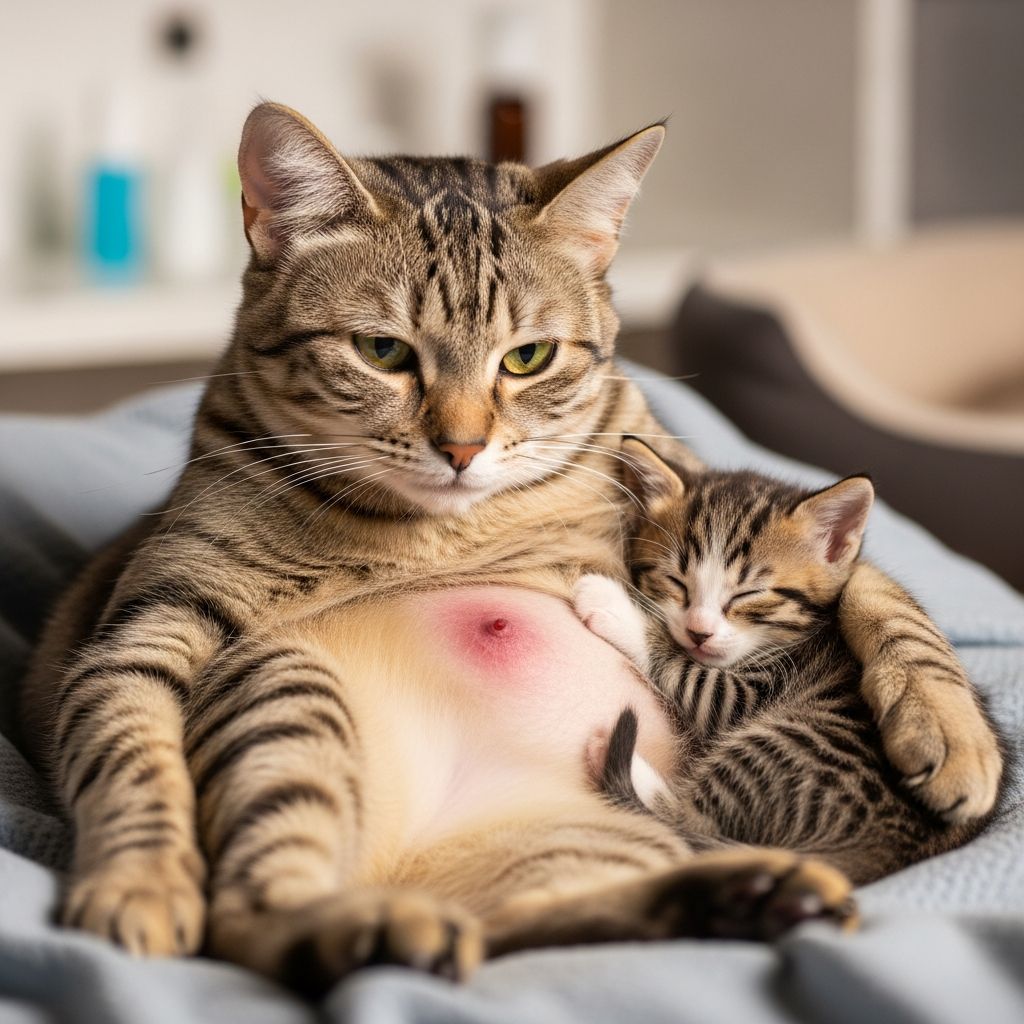 Complete guide to understanding, treating, and preventing mastitis in nursing cats.