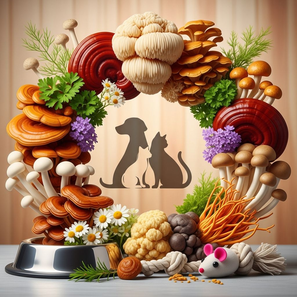 Medicinal Mushrooms for Pets: Benefits and Safe Usage Discover how medicinal mushrooms can boost your pet's immune system and support overall wellness naturally.