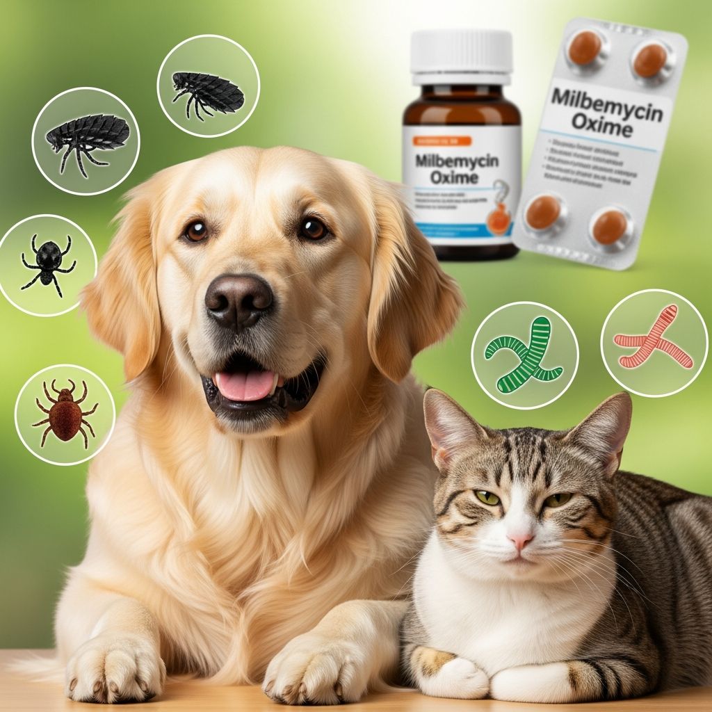 Milbemycin Oxime: Pet Parasite Prevention Guide Comprehensive guide to milbemycin oxime for treating and preventing parasites in dogs and cats.
