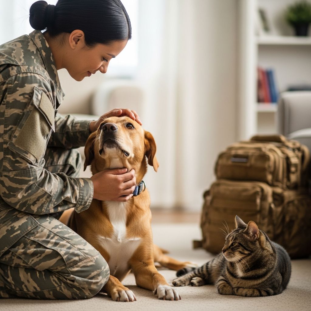 Military Pet Fostering and Rehoming Resources Essential guide for military families managing pets during deployment and reassignment.