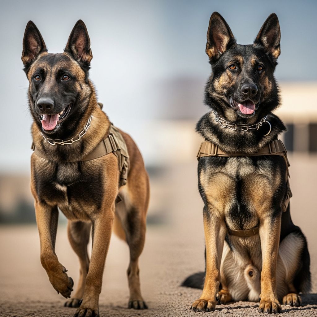 Military Working Dog Profiles: Breeds & Roles Discover the elite dog breeds serving in military operations worldwide.