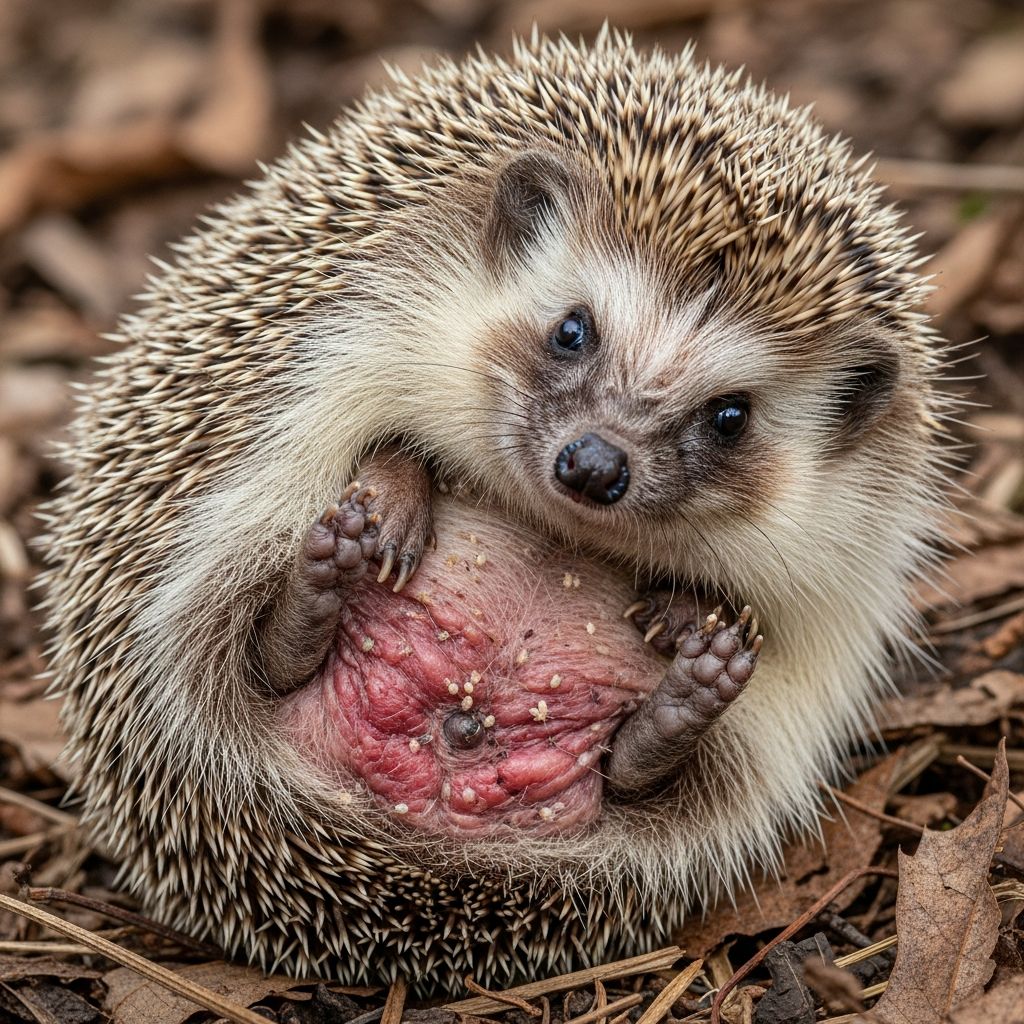Complete guide to identifying, treating, and preventing mite infestations in pet hedgehogs.