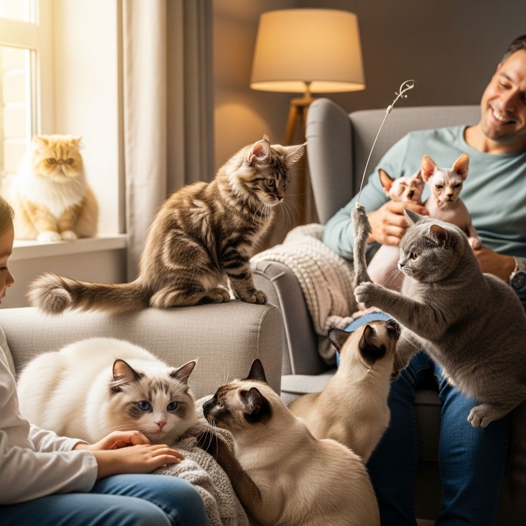 Discover the most loving and cuddly cat breeds that form deep bonds with their families.